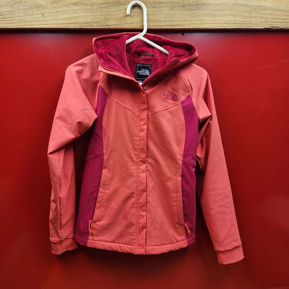 North Face Ruby Raschel Softshell Fleece Lined Hooded Jacket Women's XS